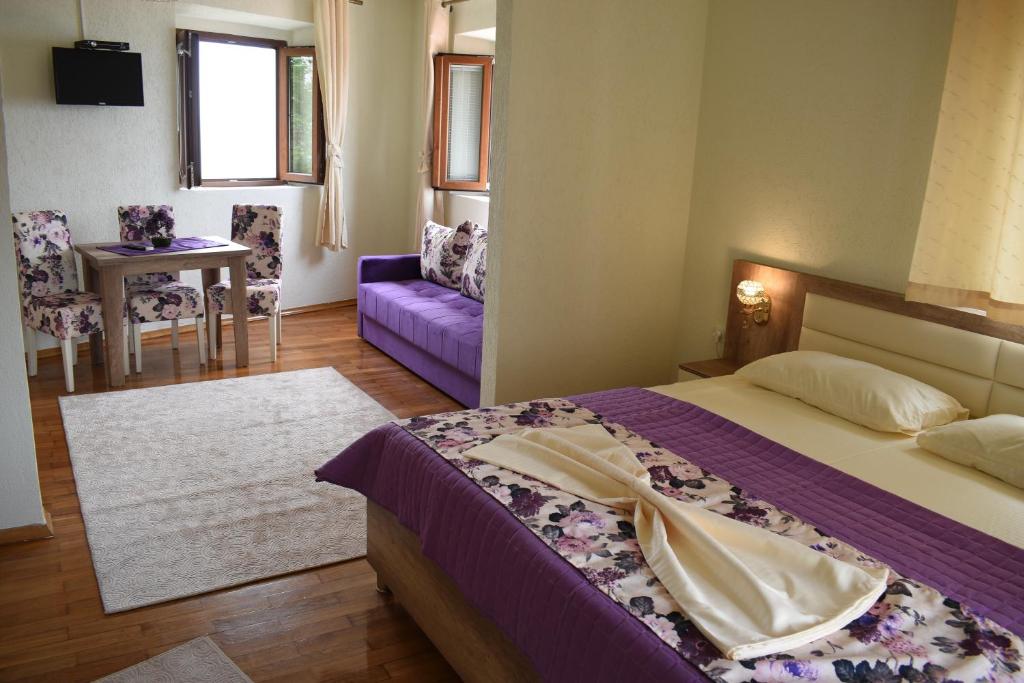 Postel nebo postele na pokoji v ubytování Guest House Alea