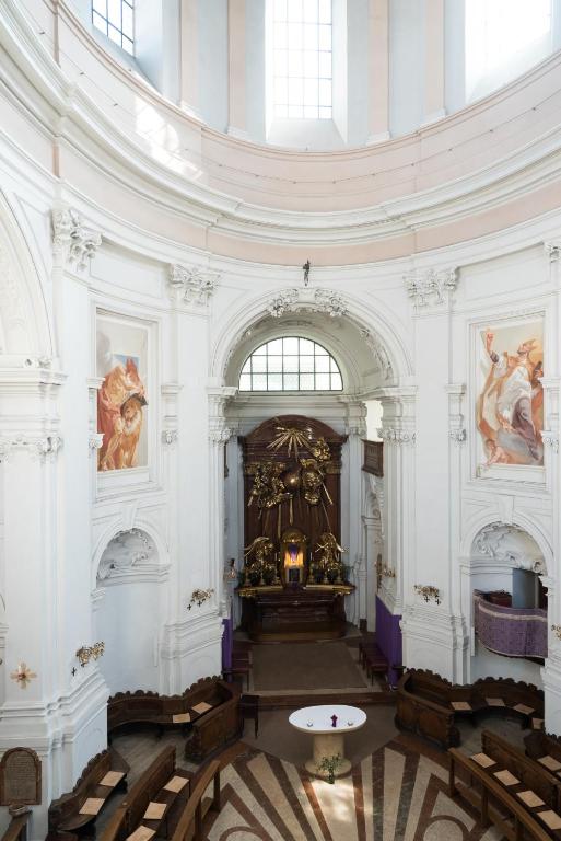 Posezení v ubytování Gästehaus im Priesterseminar Salzburg