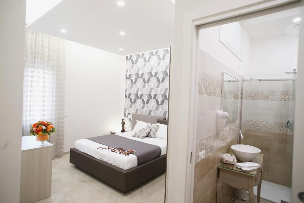 Kúpeľňa v ubytovaní B&B Pompei Olympus