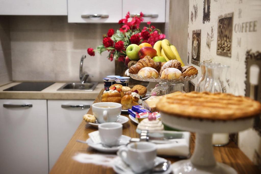 Jedlo v ubytovaní bed & breakfast alebo blízkom okolí