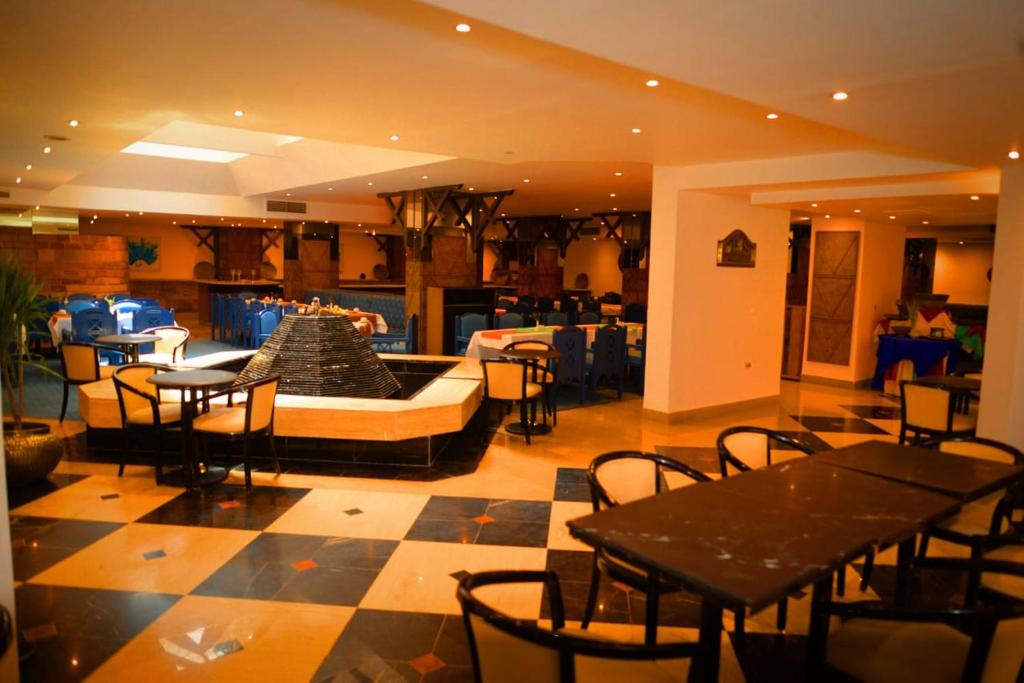 Posezení v ubytování Cleopatra Hotel