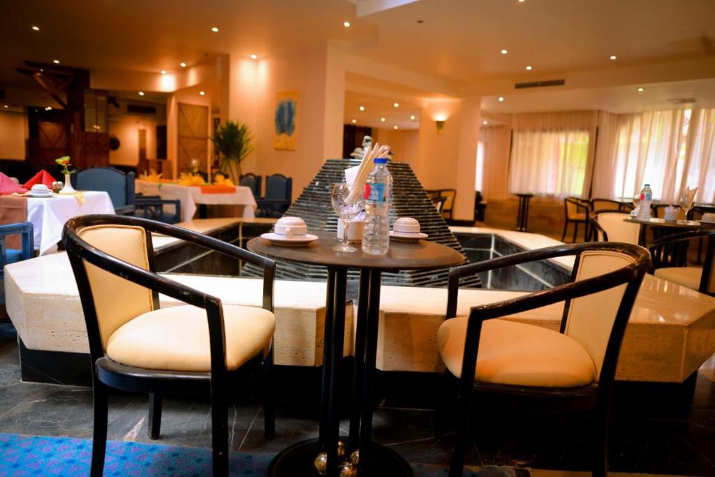 Posezení v ubytování Cleopatra Hotel