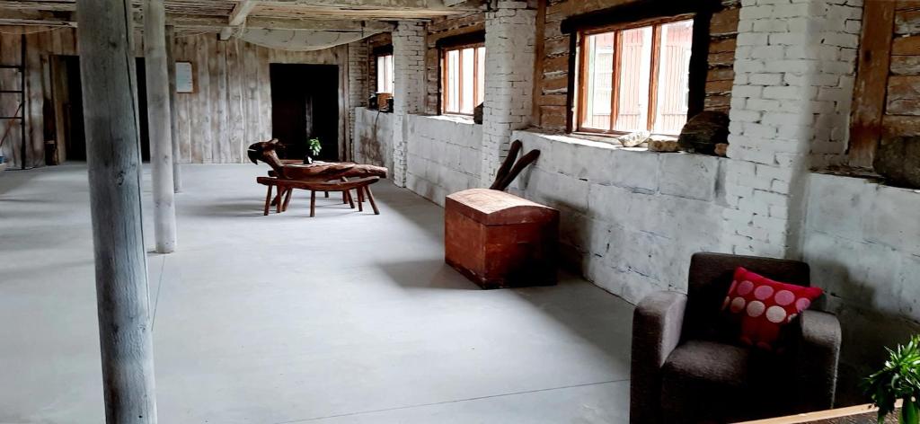 Posezení v ubytování Oitme Hostel