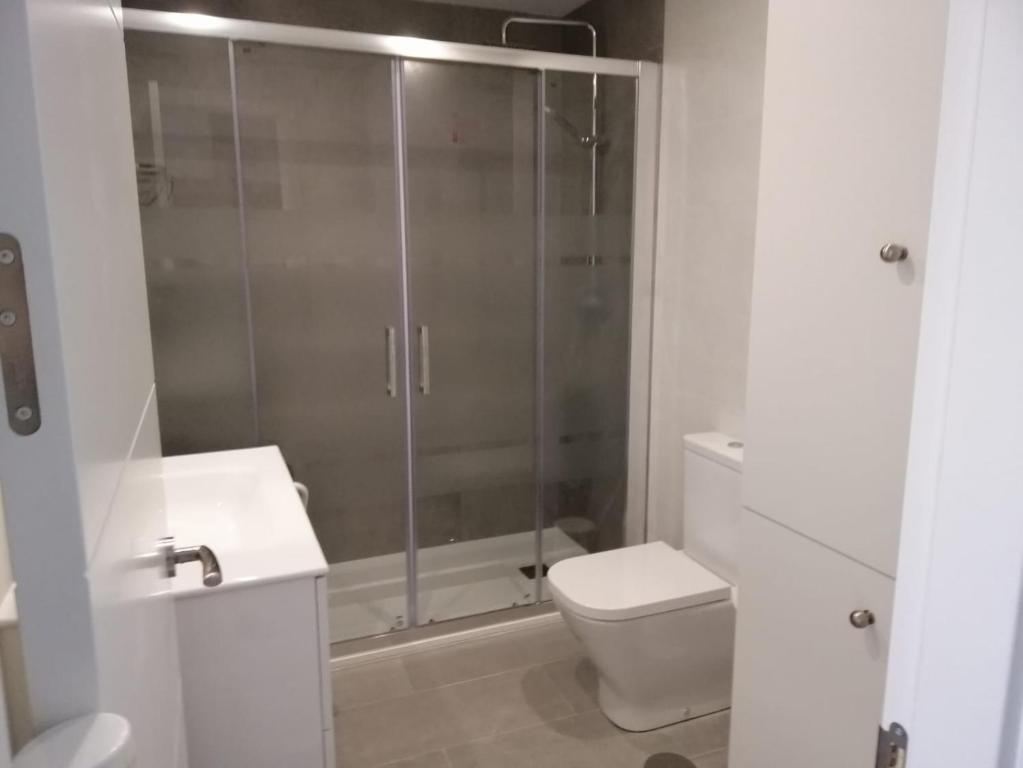 Koupelna v ubytování Apartamento 315 en paseo marítimo 96