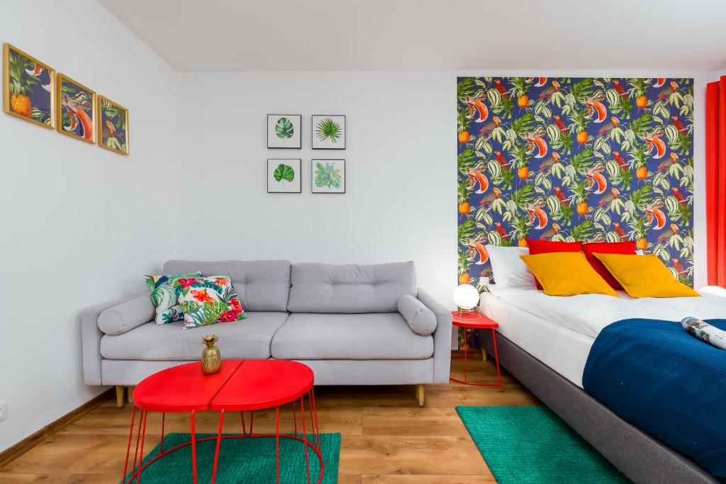 Posteľ alebo postele v izbe v ubytovaní Sleepway Apartments - Exotic Dream