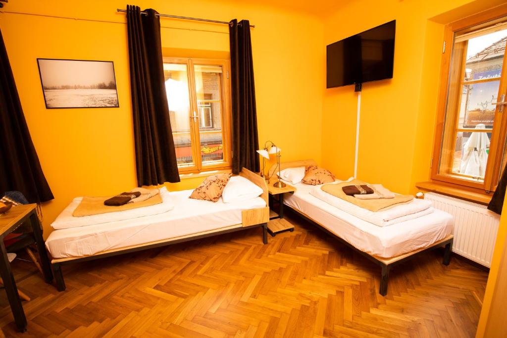 Letto o letti in una camera di Dežnik