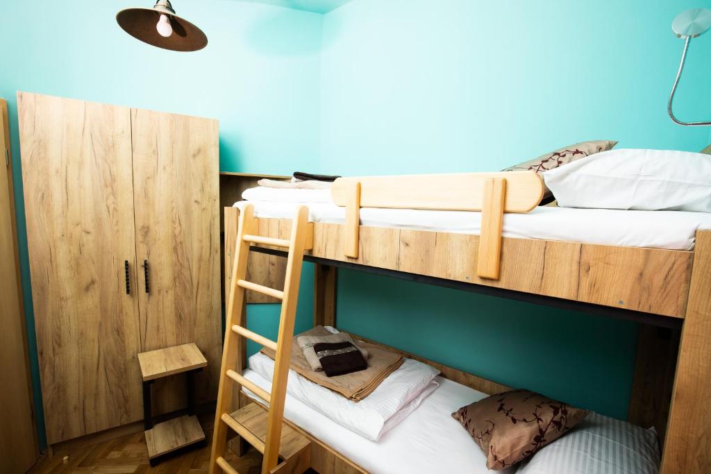 Letto o letti in una camera di Dežnik