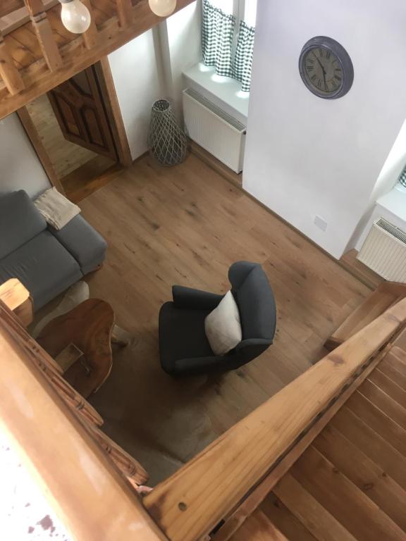 Posezení v ubytování Apartmán U Kapličky