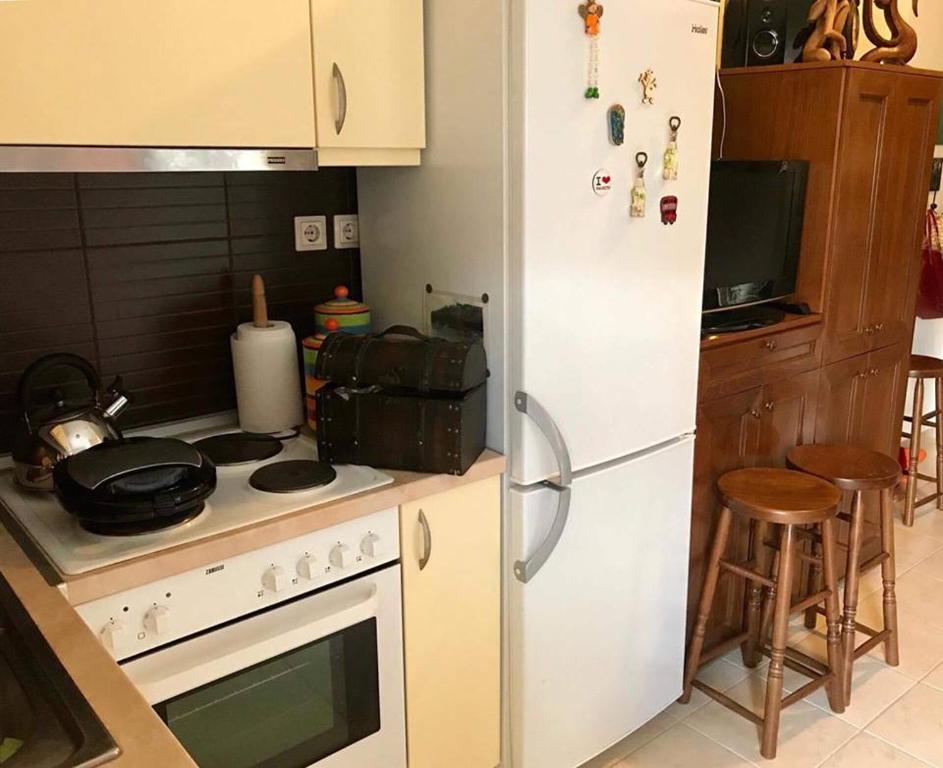 A kitchen or kitchenette at Saint Nicolas