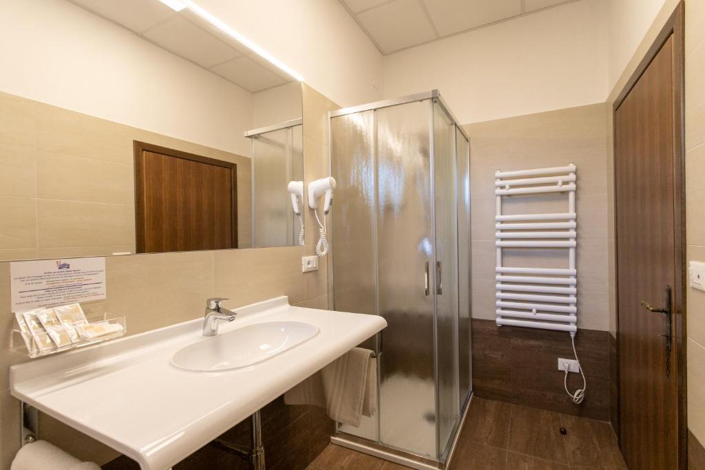 Koupelna v ubytování Hotel Venezia e la Villetta