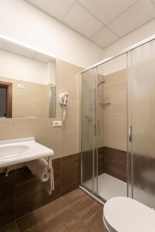 Koupelna v ubytování Hotel Venezia e la Villetta