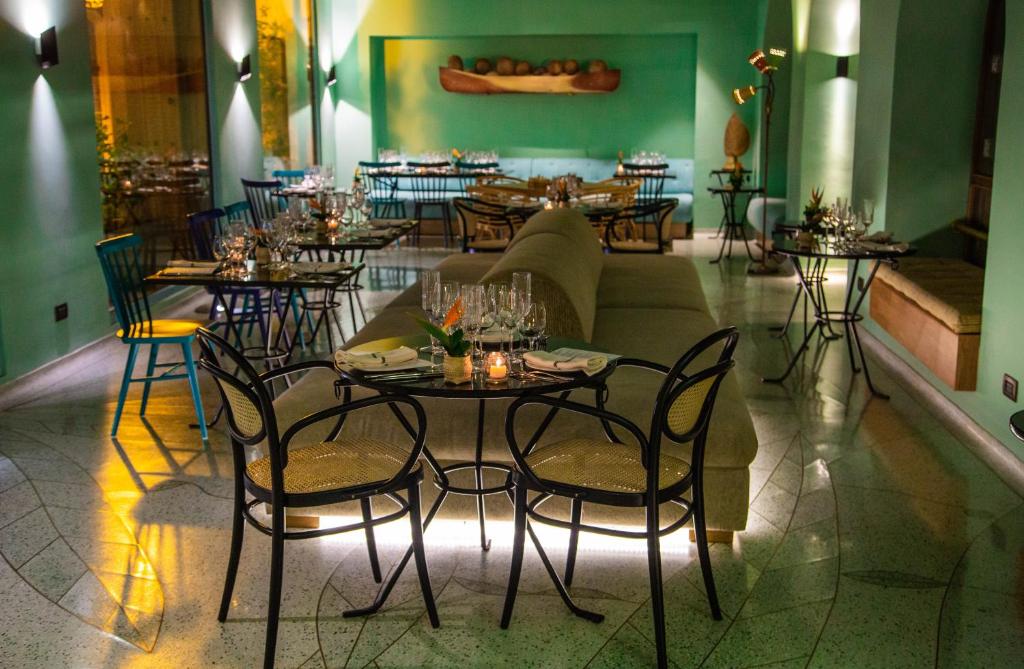 Restaurace v ubytování Hotel Boutique Casona del Colegio