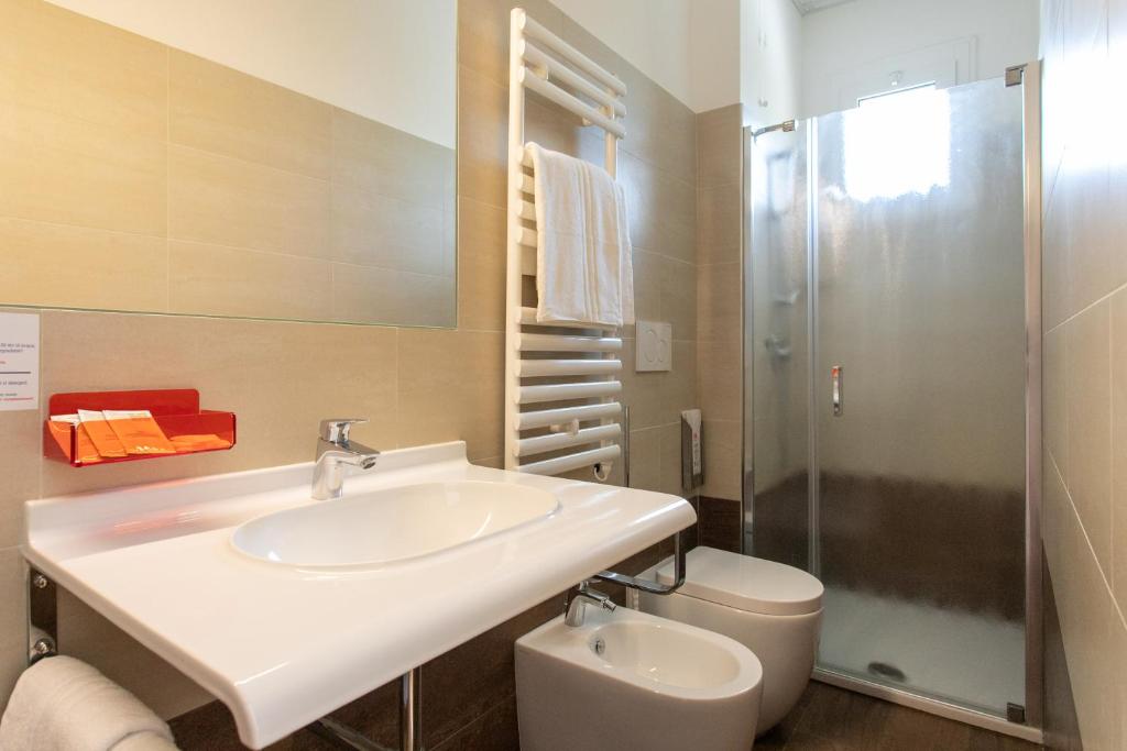 Koupelna v ubytování Hotel Venezia e la Villetta