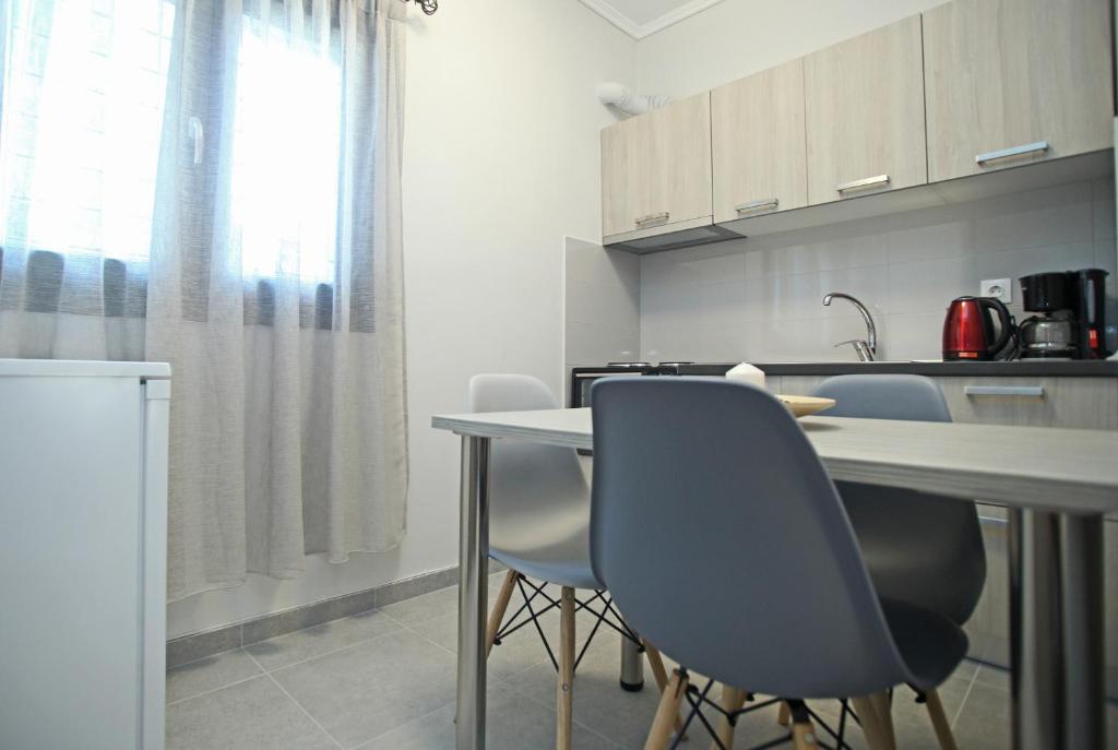 Kuchyň nebo kuchyňský kout v ubytování SeaSide House