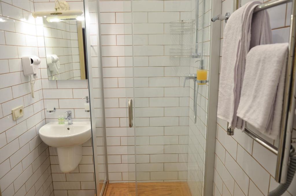 Koupelna v ubytování Apartment nr. 8