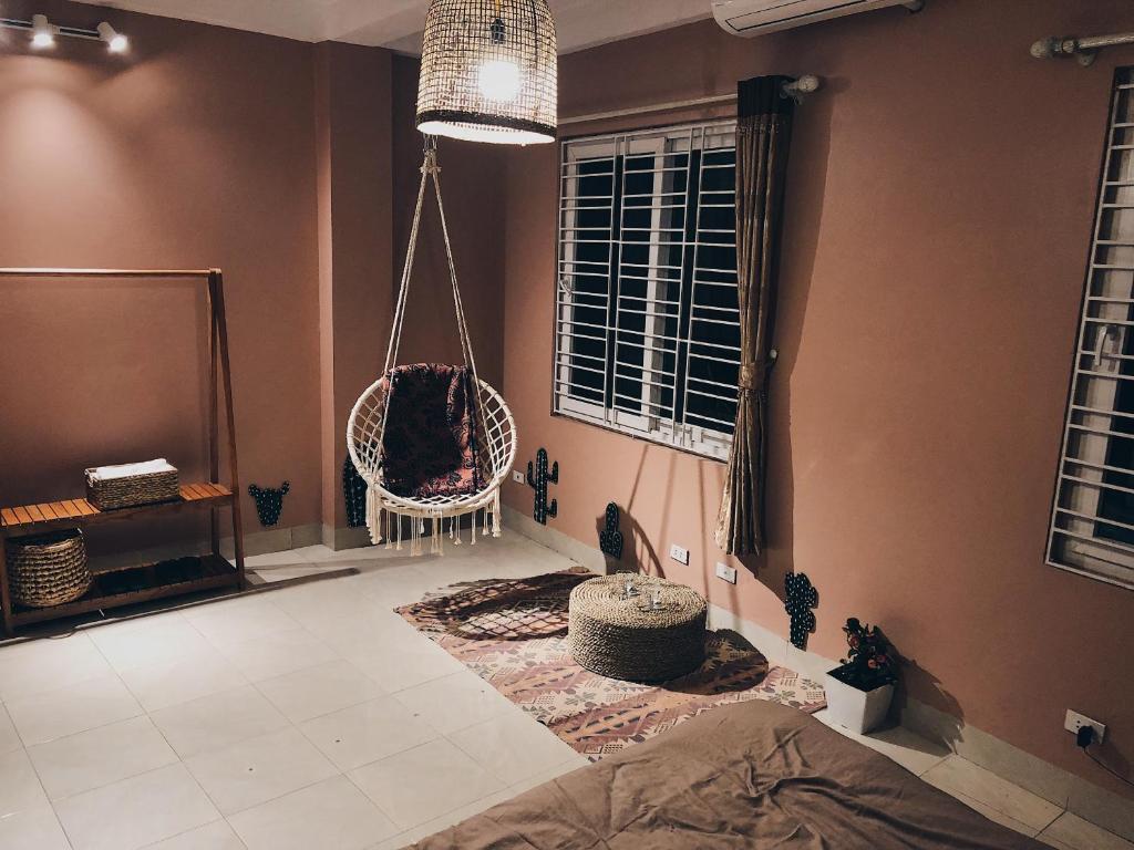Postel nebo postele na pokoji v ubytování Cactus Homestay