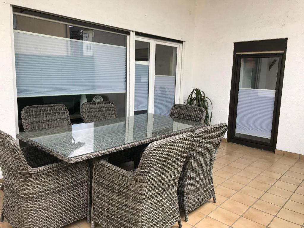 Posezení v ubytování xxl Apartment Sinsheim