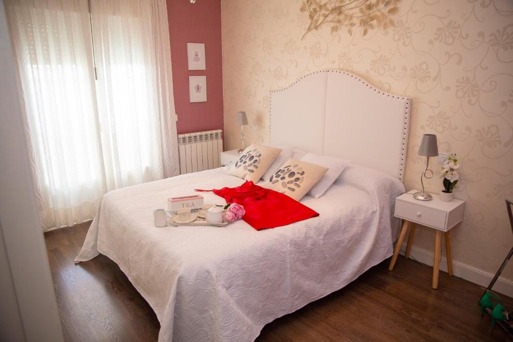 Posteľ alebo postele v izbe v ubytovaní Casa La Fuentecilla