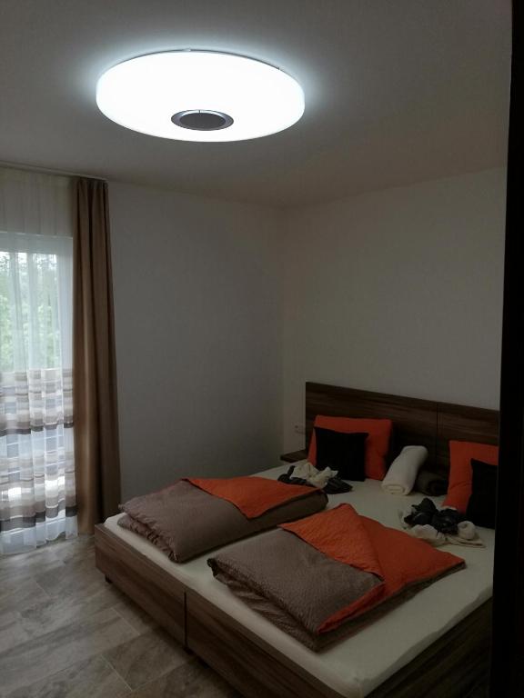 Postel nebo postele na pokoji v ubytování Haus Alexis
