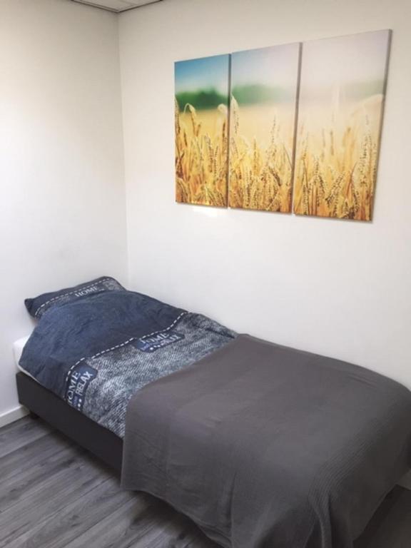 Postel nebo postele na pokoji v ubytování Speldehof