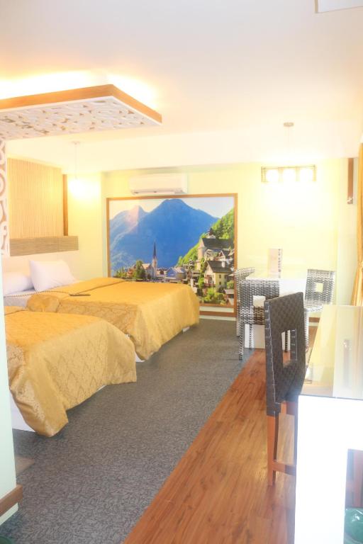 Postel nebo postele na pokoji v ubytování Eurotel Boracay