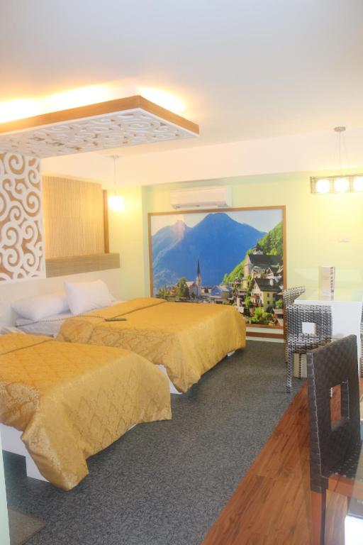 Postel nebo postele na pokoji v ubytování Eurotel Boracay