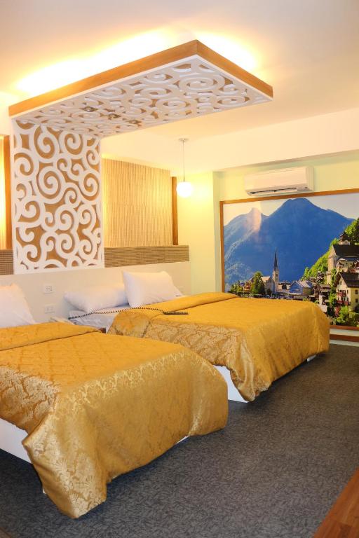 Postel nebo postele na pokoji v ubytování Eurotel Boracay
