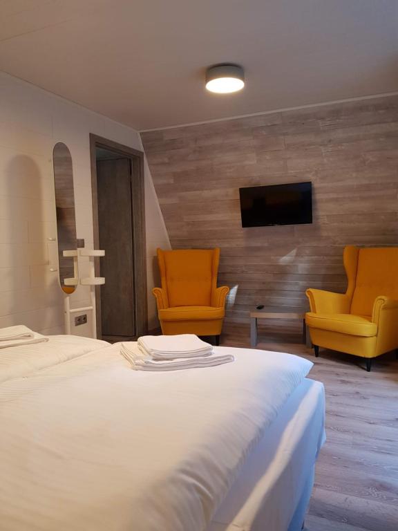 TV a/nebo společenská místnost v ubytování Zen Garden Resort, Zánka