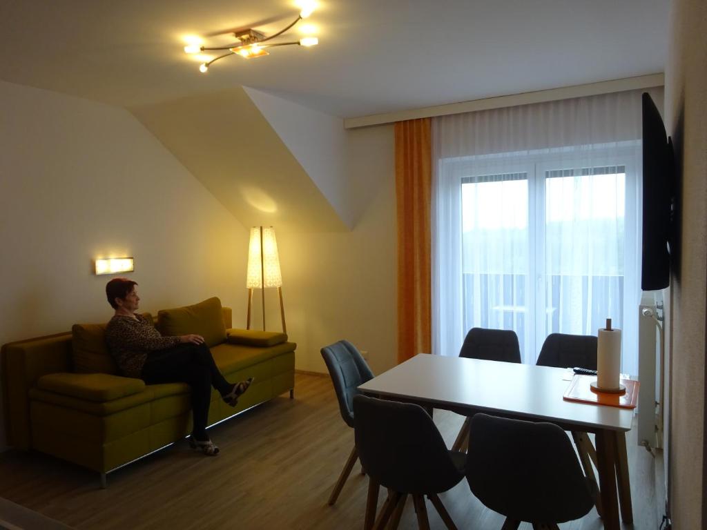 Posezení v ubytování Appartement - Ferienwohnungen - Gästehaus Gabriele