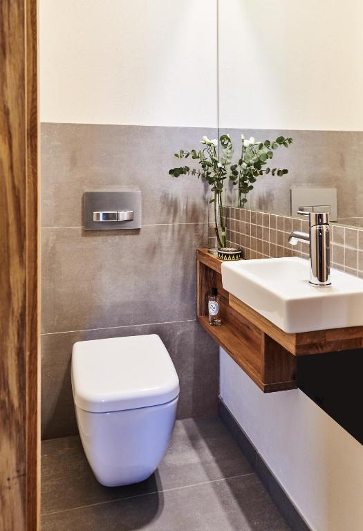 Koupelna v ubytování Gud Jard Lodge Nr 24 - Design-Ferienhaus mit exklusiver Ausstattung