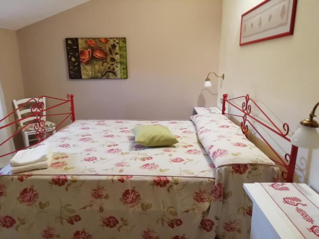Postel nebo postele na pokoji v ubytování La brezza del Sud