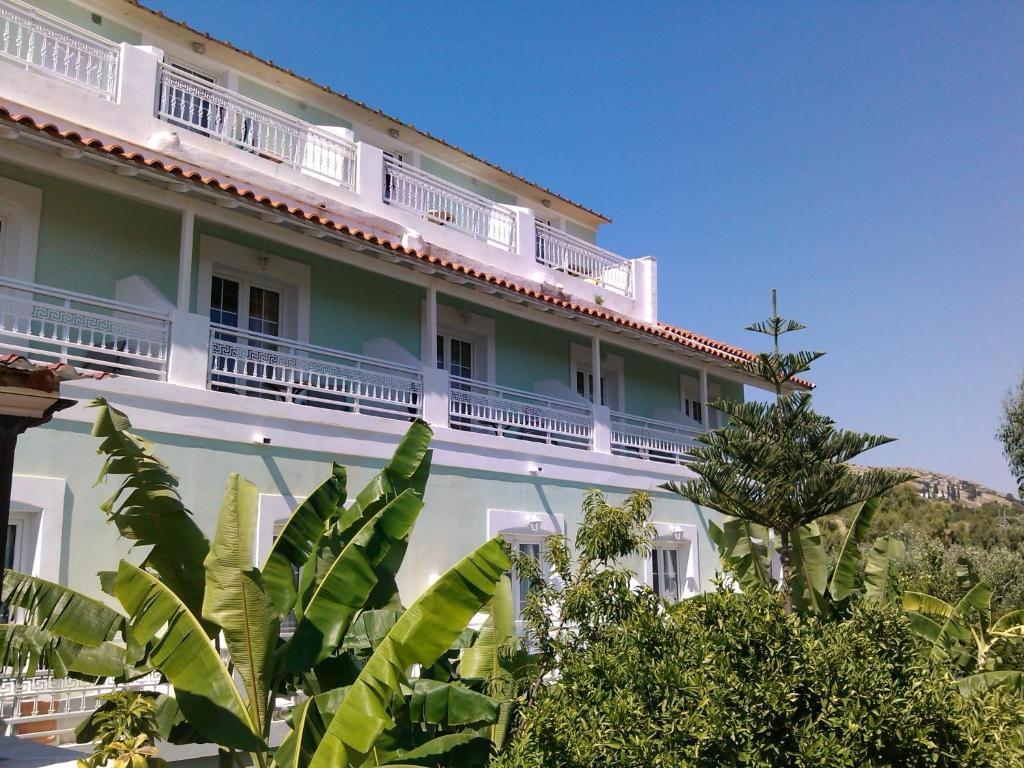 Budova, kde se aparthotel nachází