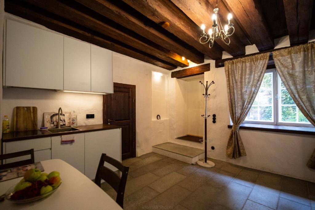 Kuchyň nebo kuchyňský kout v ubytování Medieval Home
