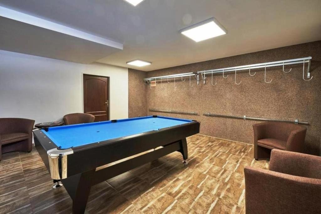 Biliár nebo kulečník v ubytování Apartmán Barborka 05