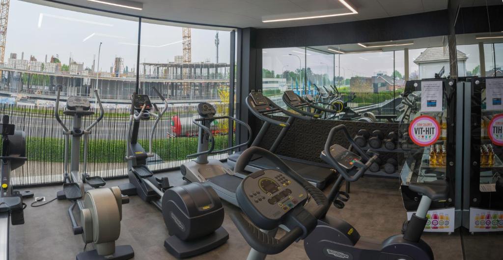 Fitness centrum a/nebo fitness zařízení v ubytování Hotel Shamrock