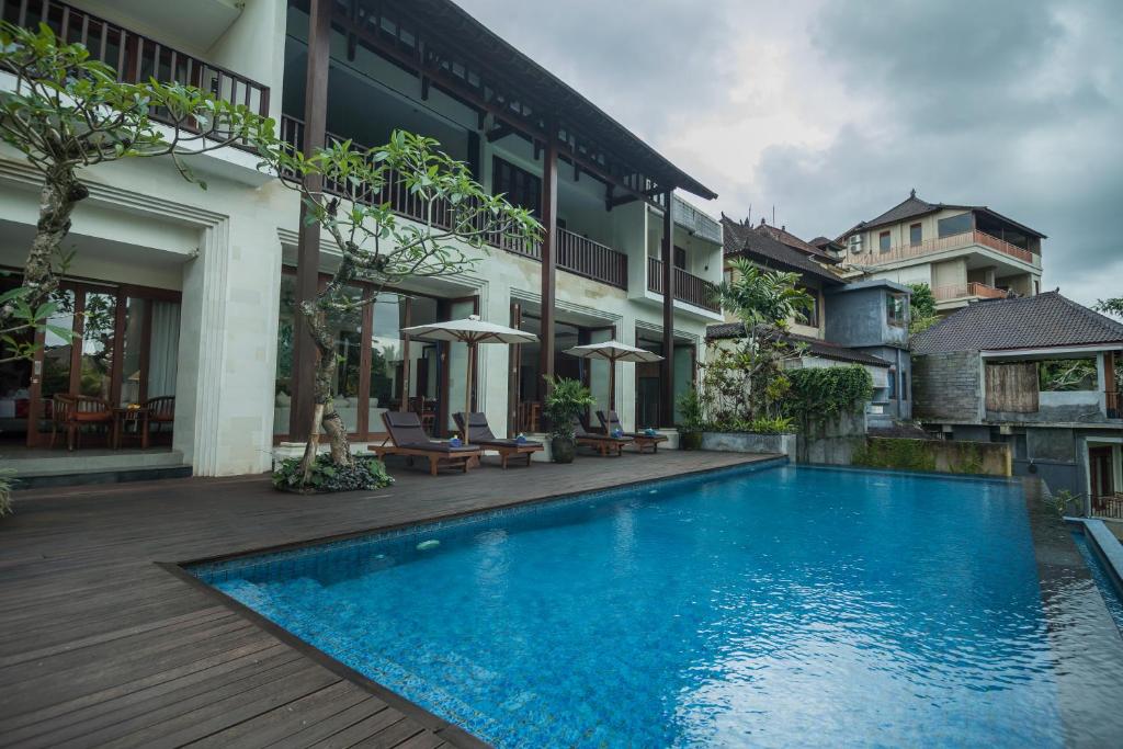 Bazén v ubytování River Sakti Ubud by Prasi nebo v jeho okolí