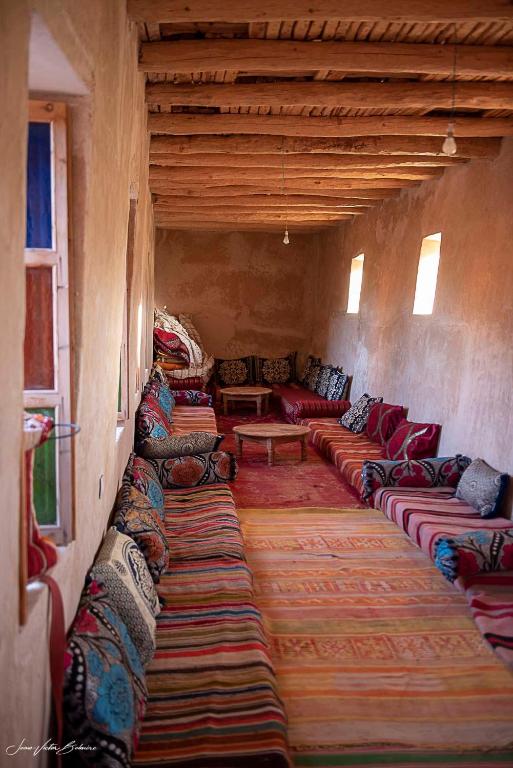 Posezení v ubytování Ecolodge Espace Tamount