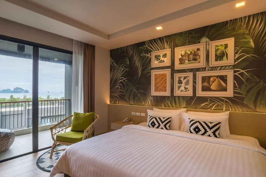 Postel nebo postele na pokoji v ubytování Panan Krabi Resort
