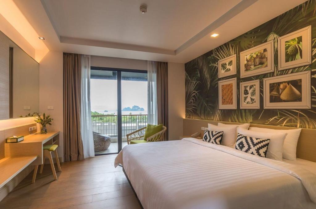 Postel nebo postele na pokoji v ubytování Panan Krabi Resort