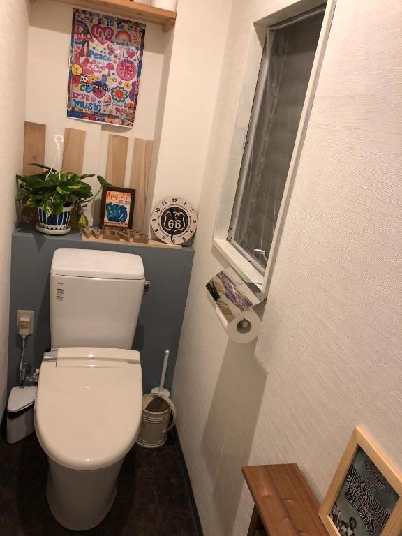 Koupelna v ubytování TOP EDGE HOSTEL Koenji