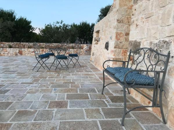 Patio nebo venkovní prostory v ubytování Trulli da Lalli