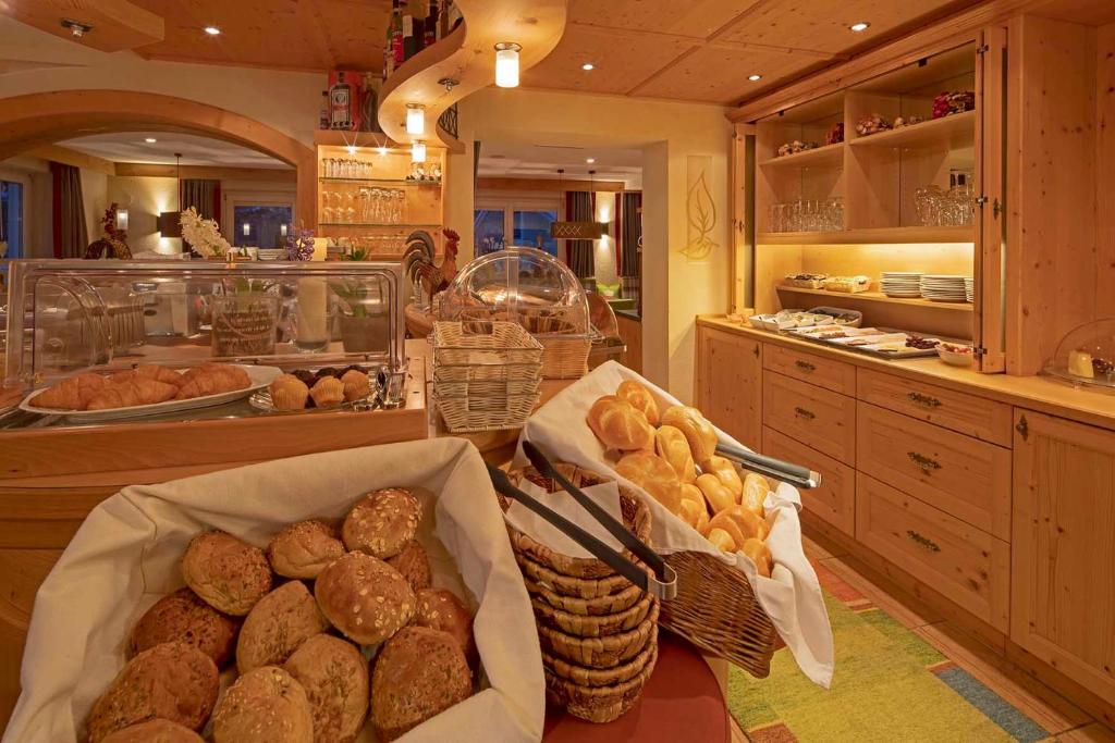 Kuchyň nebo kuchyňský kout v ubytování Hotel Appart Peter