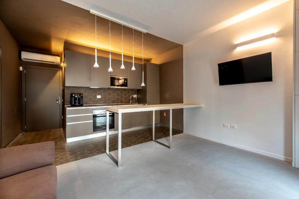 Kuchyň nebo kuchyňský kout v ubytování Casa Ercoli B&B