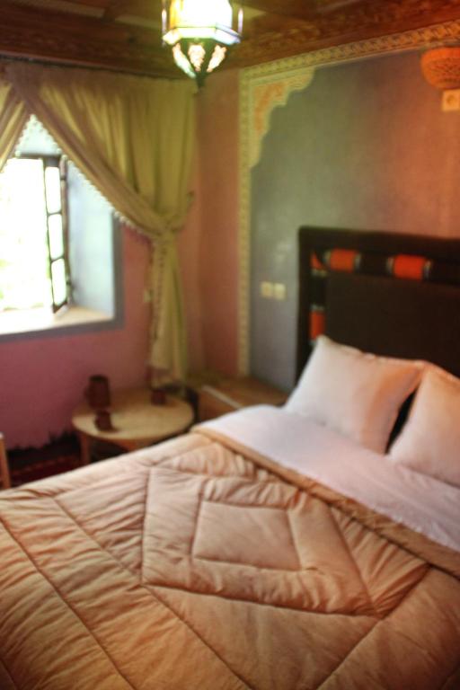 Postel nebo postele na pokoji v ubytování Gîte Atlas Mazik