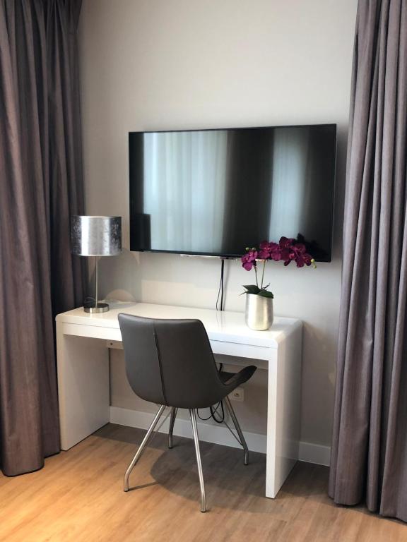 TV a/nebo společenská místnost v ubytování TH39 Trend Hotel
