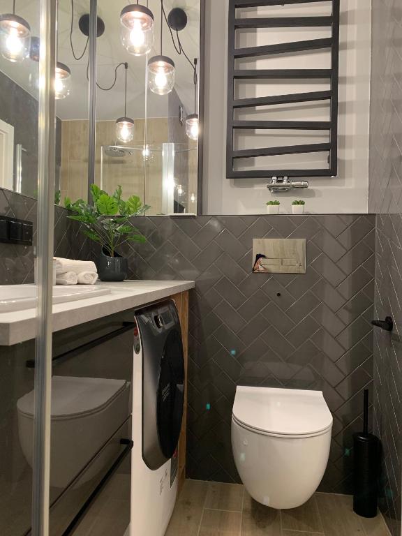 Kúpeľňa v ubytovaní Apartament CLIF