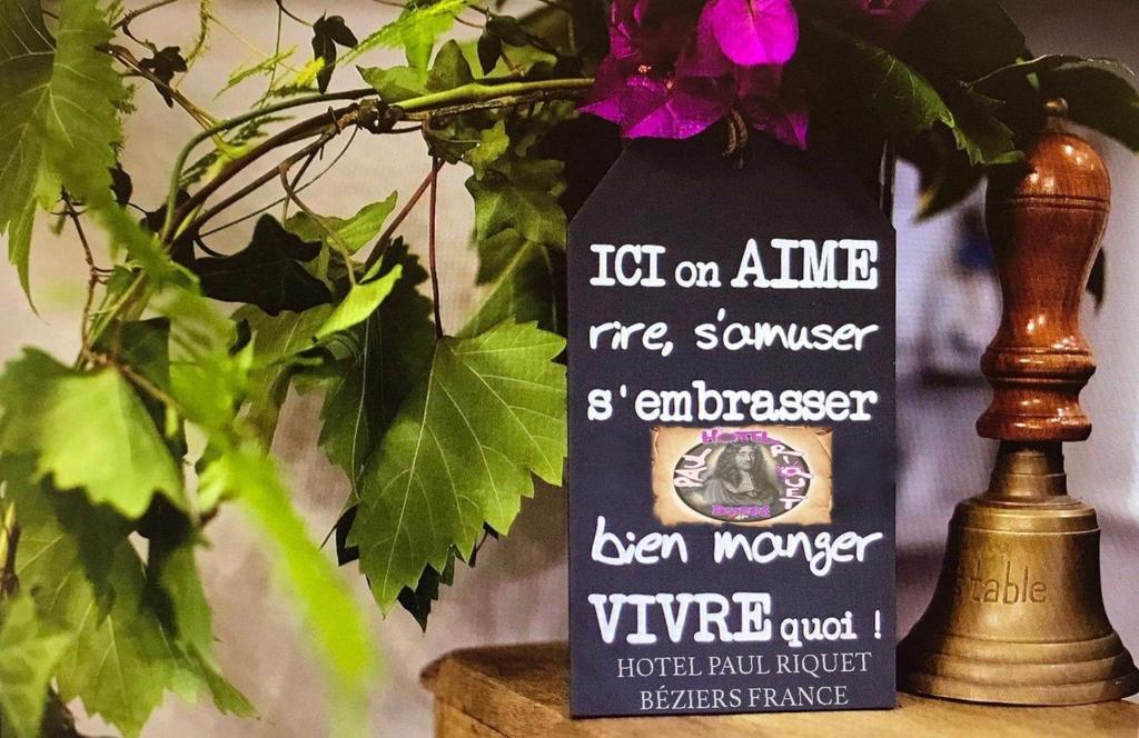 Certifikát, hodnocení, plakát nebo jiný dokument vystavený v ubytování Hôtel Paul Riquet