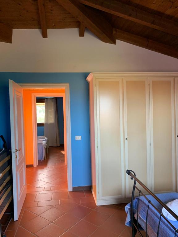 Кровать или кровати в номере Villa Angeli Luxury Piscina Esclusiva