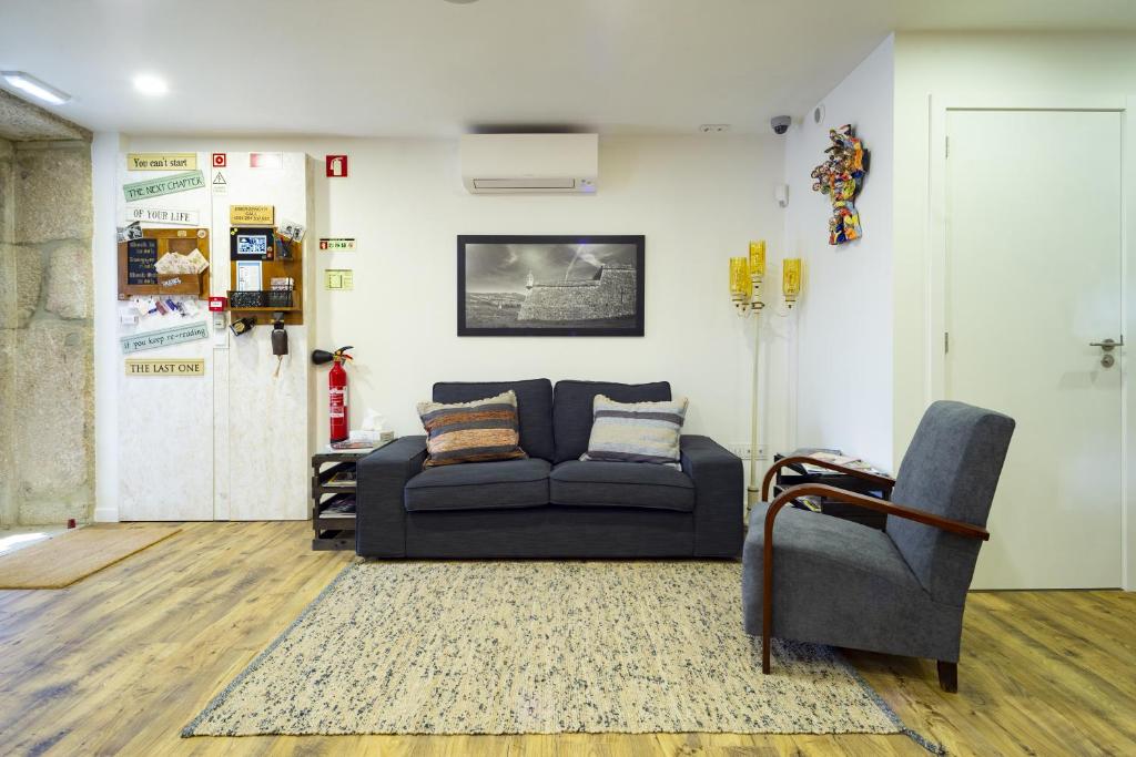 Posezení v ubytování Hostel Bulwark