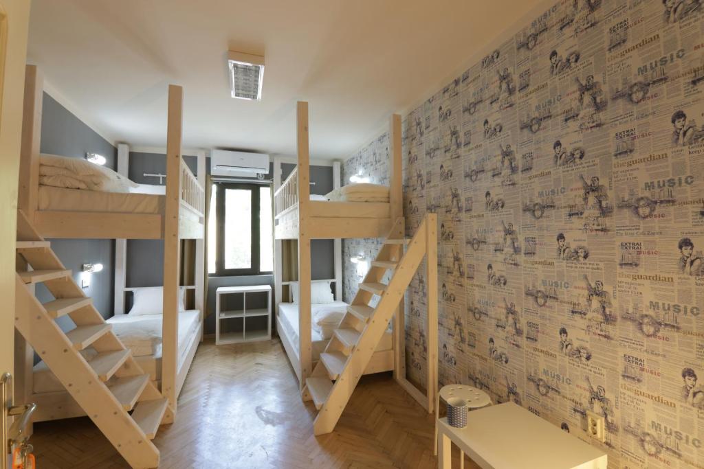 Posezení v ubytování Hostel Kyosheto